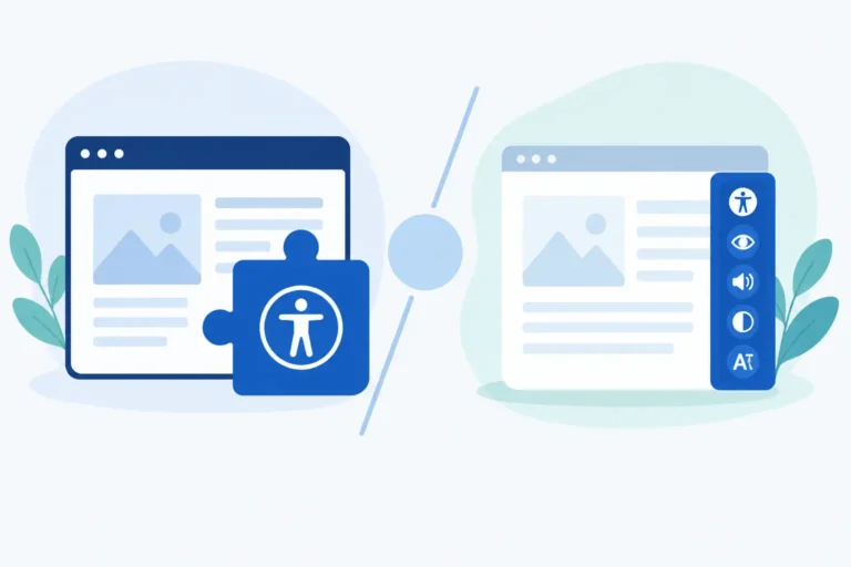 Accessibility Plugin vs Accessibility Widget